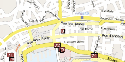 Abtei Lérins Stadtplan