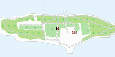 Stadtplan Île Saint-Honorat