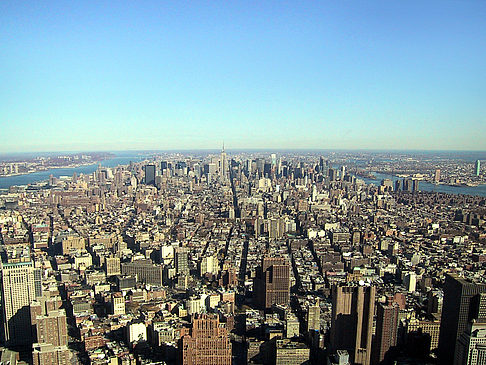 Foto Blick über New York